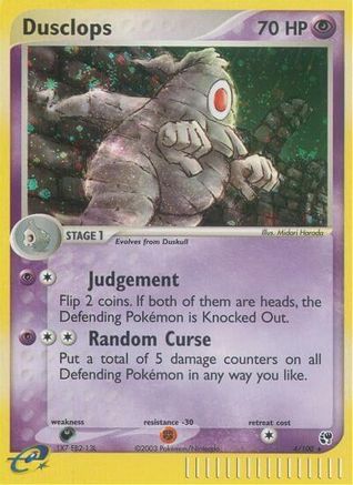 Dusclops 004 - Reverse Holofoil Sandstorm - Holo Rare