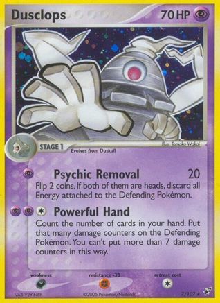 Dusclops 007 - Holofoil Deoxys - Holo Rare