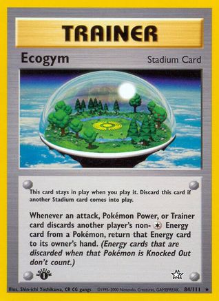 Ecogym 084/111 - 1st Edition Neo Genesis - Rare