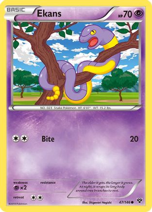 Ekans 047/146 XY Base Set - Common