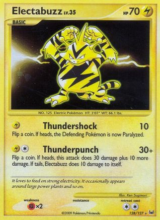 Electabuzz 128 - Holofoil Platinum - Secret Rare