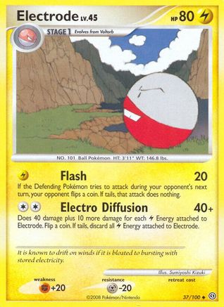 Electrode (37) 037 - Reverse Holofoil Stormfront - Uncommon