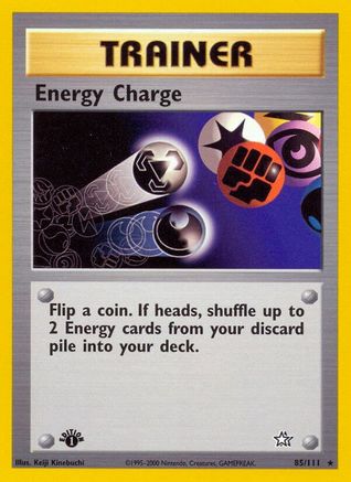 Energy Charge 085/111 - Unlimited Neo Genesis - Rare