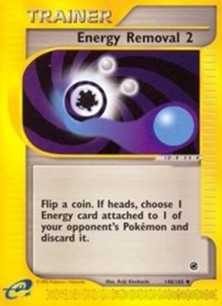 Energy Removal 2 140 - Reverse Holofoil Expedition - Uncommon
