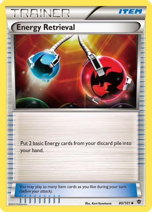 Energy Retrieval 080/101 - Reverse Holofoil Plasma Blast - Uncommon