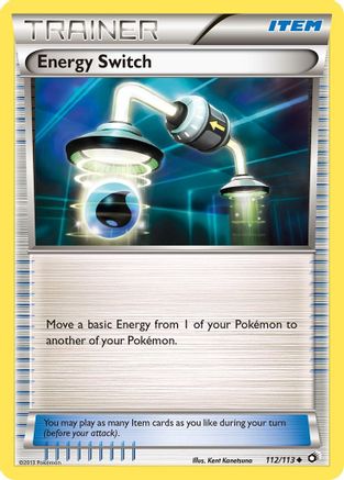 Energy Switch 112/113 - Reverse Holofoil Legendary Treasures - Uncommon