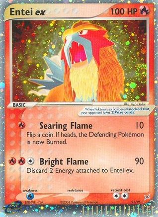 Entei ex 091 - Holofoil Team Magma vs Team Aqua - Ultra Rare
