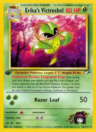 Erika's Victreebel 026/132 - Unlimited Gym Heroes - Rare