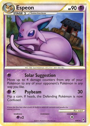 Espeon 004 - Reverse Holofoil Call of Legends - Holo Rare