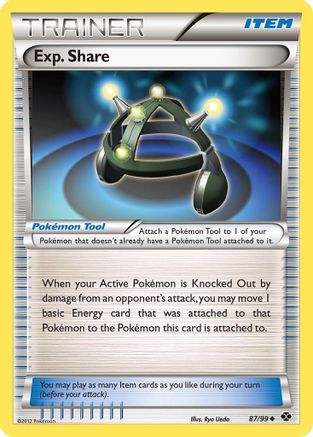 Exp. Share 087/99 - Reverse Holofoil Next Destinies - Uncommon