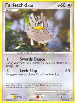 Farfetch'd 049 - Reverse Holofoil Secret Wonders - Uncommon