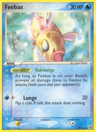 Feebas 049/106 - Reverse Holofoil Emerald - Common