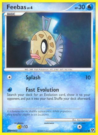 Feebas 067 - Reverse Holofoil Great Encounters - Common