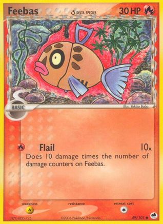 Feebas (Delta Species) 049/101 Dragon Frontiers - Common
