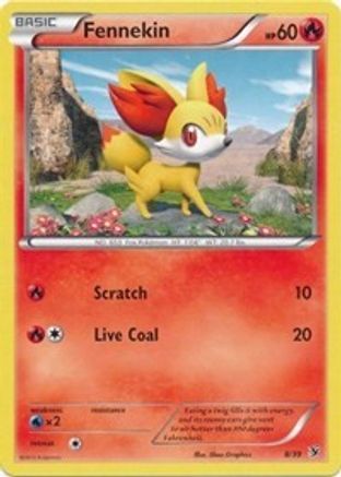 Fennekin 008 - Holofoil Kalos Starter Set - Common
