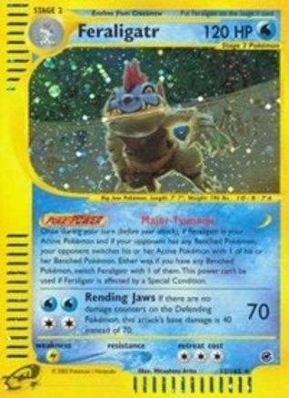 Feraligatr (12) 012 - Reverse Holofoil Expedition - Holo Rare