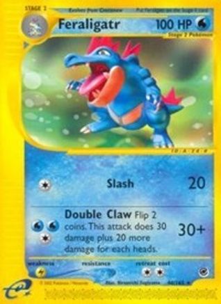 Feraligatr (46) 046/165 - Reverse Holofoil Expedition - Rare