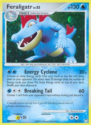 Feraligatr 008/123 - Holofoil Mysterious Treasures - Holo Rare