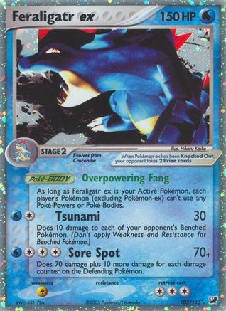 Feraligatr ex 103 - Holofoil Unseen Forces - Ultra Rare
