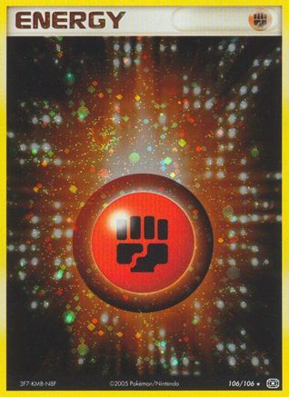 Fighting Energy 106/106 - Holofoil Emerald - Holo Rare