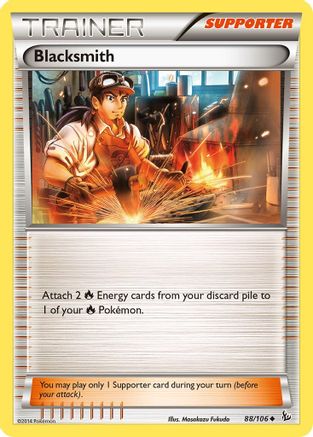Blacksmith 088/106 XY Flashfire - Uncommon