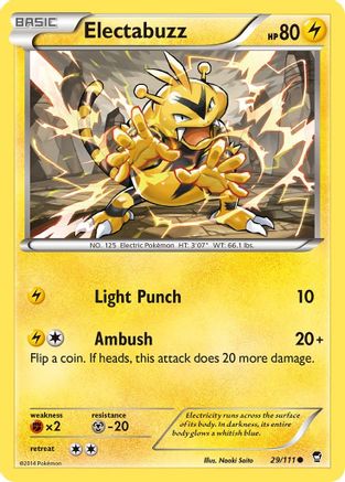 Electabuzz 029 XY Furious Fists - Common