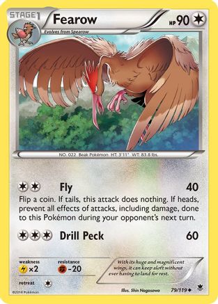 Fearow 079 XY Phantom Forces - Uncommon