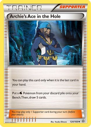 Archie's Ace in the Hole 124/160 XY Primal Clash - Uncommon