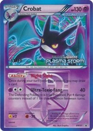 Crobat BW51 - Holofoil Black and White Promos - Promo