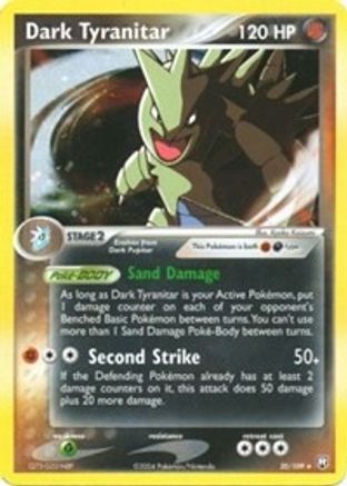 Dark Tyranitar 020/109 - Holofoil Deck Exclusives - Holo Rare