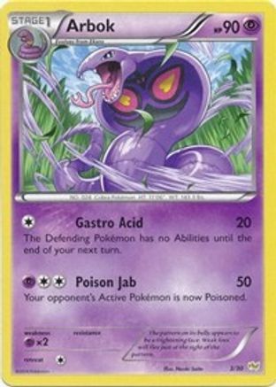 Arbok 003 XY Trainer Kit Sylveon & Noivern - Common