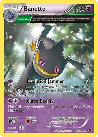 Banette (32 Delta) 032/108 - Reverse Holofoil XY Roaring Skies - Rare