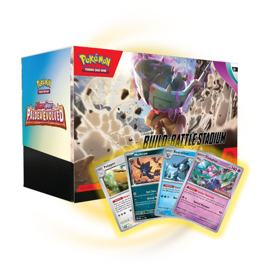Scarlet and Violet Paldea Evolved Build & Battle Stadium