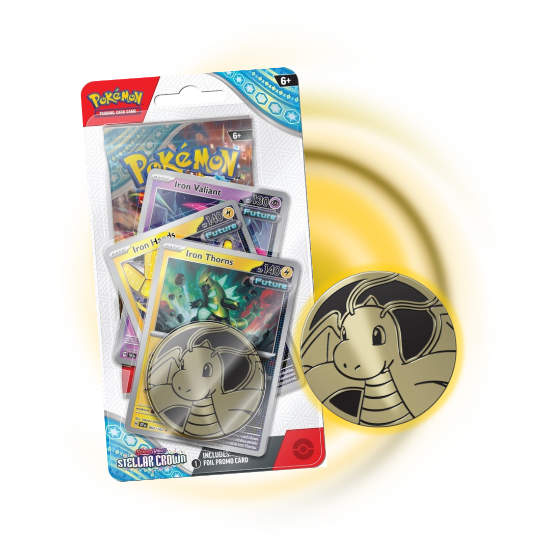 Scarlet and Violet Stellar Crown Premium Checklane Blister Iron Thorns