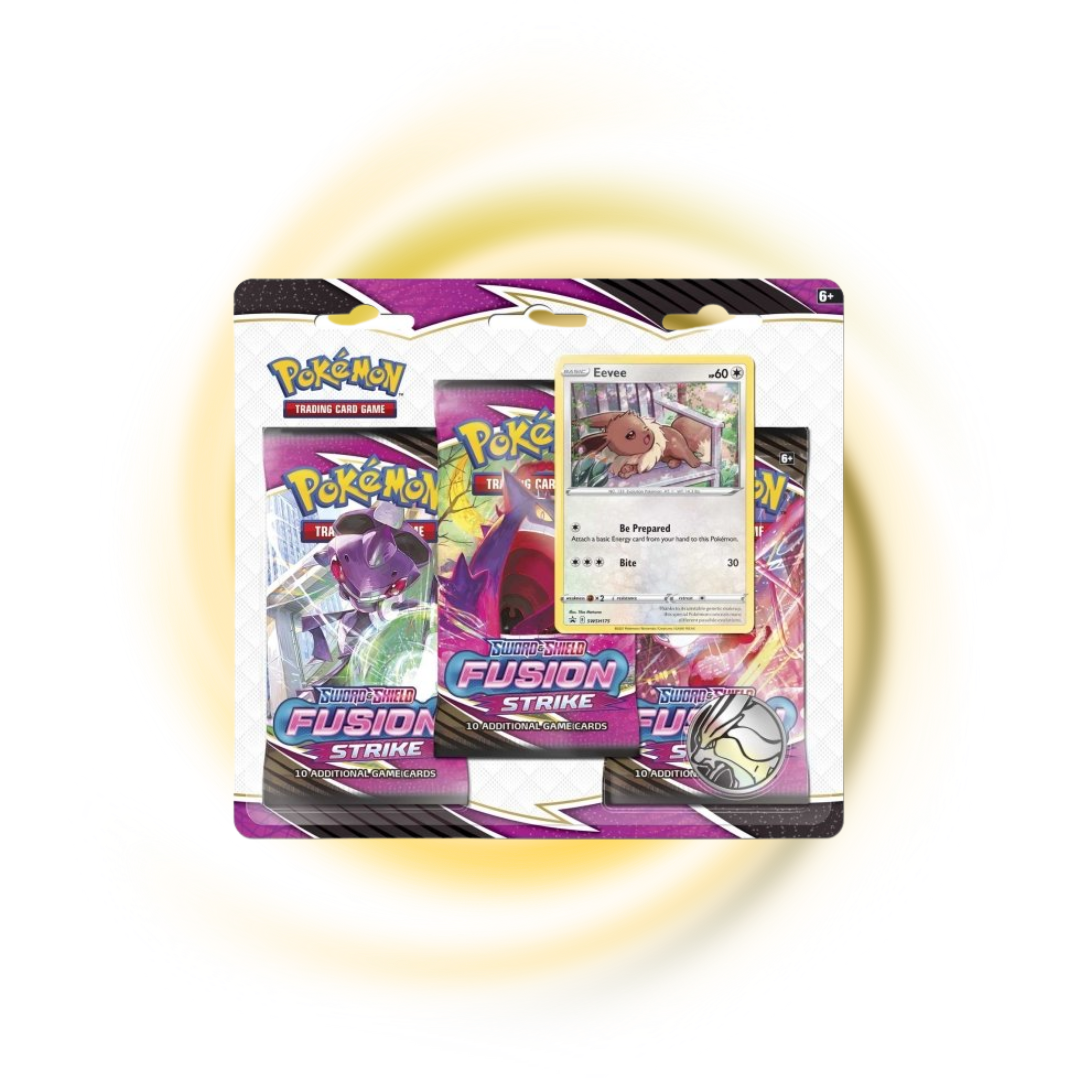 Sword & Shield Fusion Strike 3 Pack Blister Eevee