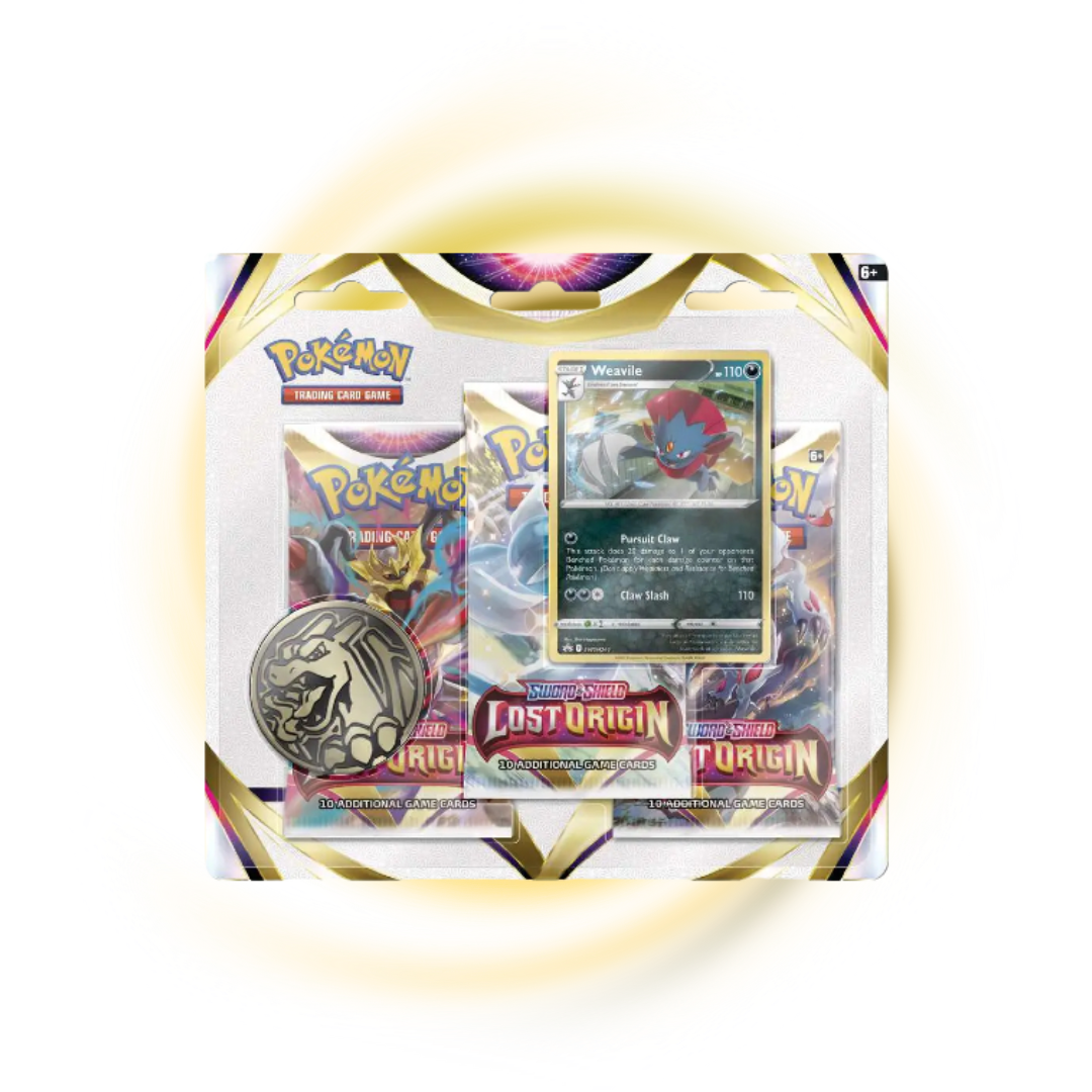 Sword & Shield Lost Origin 3 Pack Blister Weavile