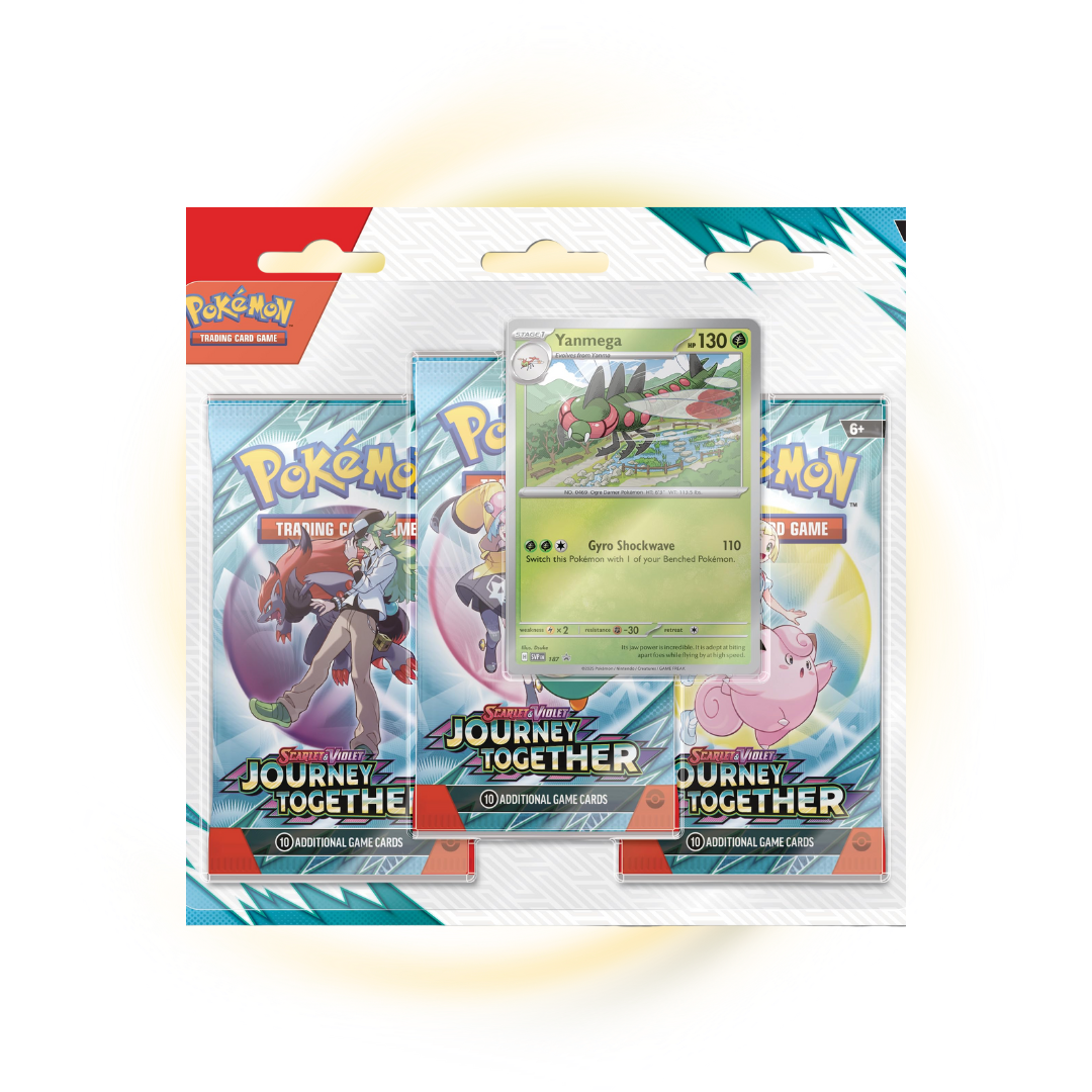 Scarlet and Violet Journey Together 3 Pack Blister Yanmega