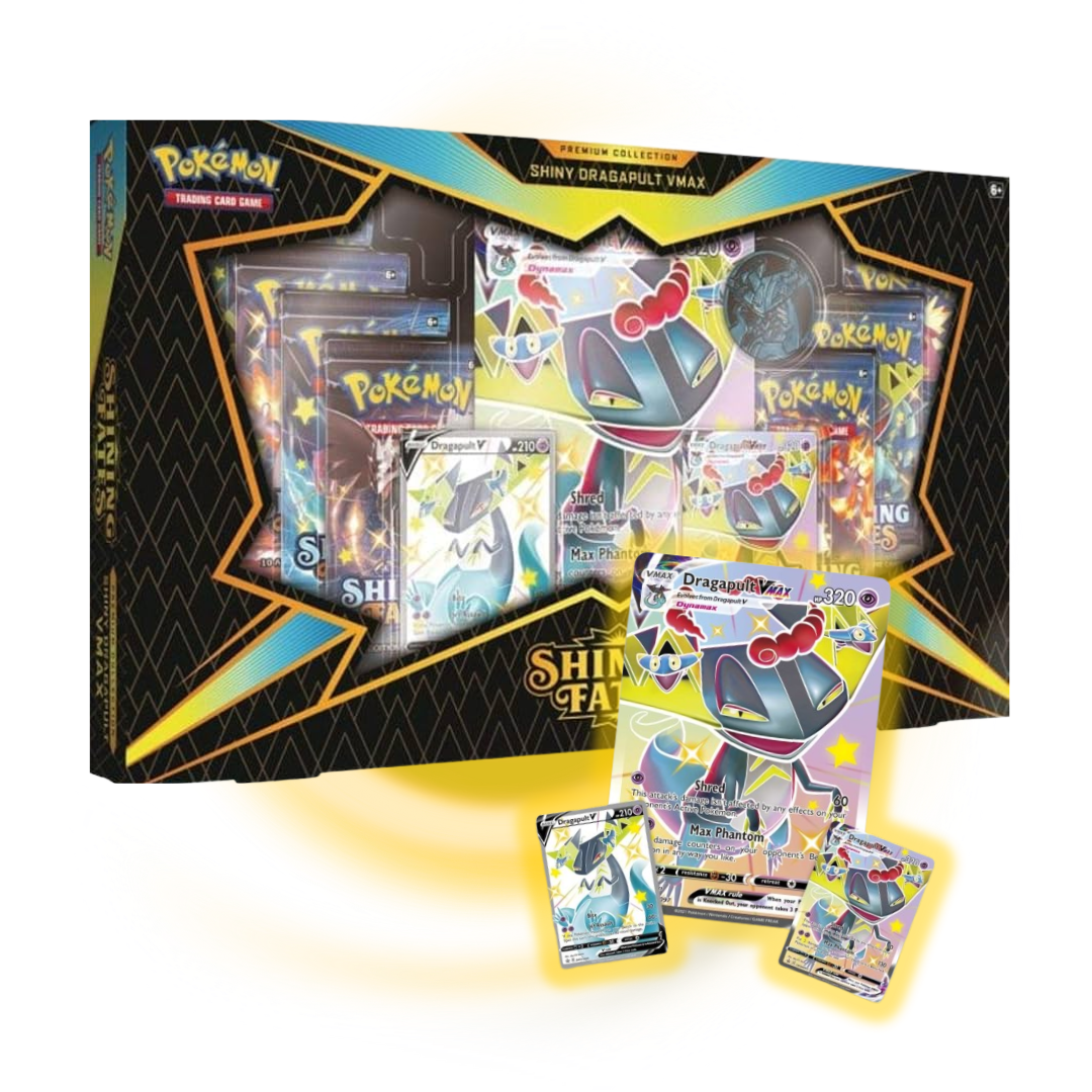 Sword & Shield Shining Fates Shiny Dragapult VMAX Premium Collection