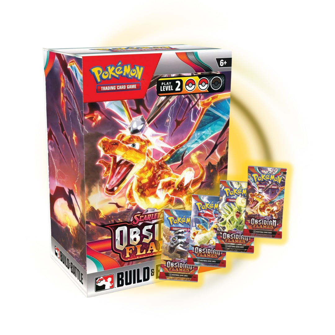 Scarlet and Violet Obsidian Flames Prerelease kit Build & Battle Box