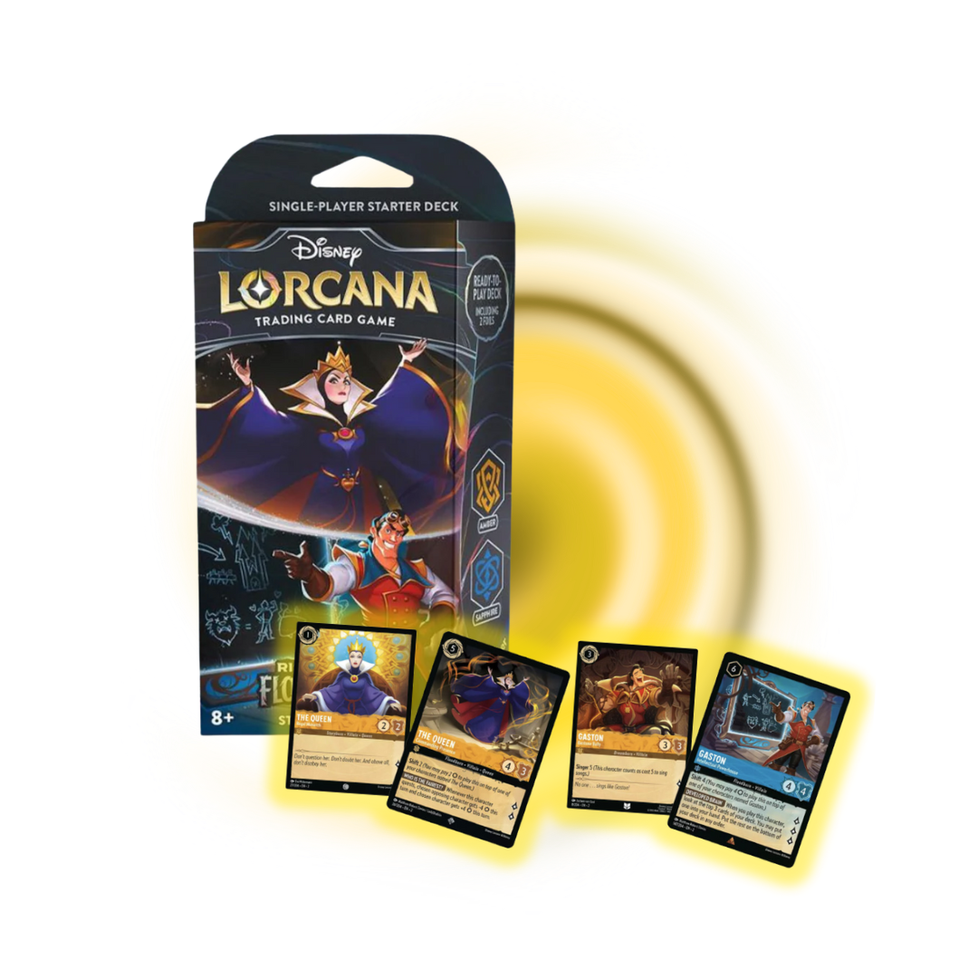 Lorcana – Rise of the Floodborn Starter Deck – Amber/Sapphire