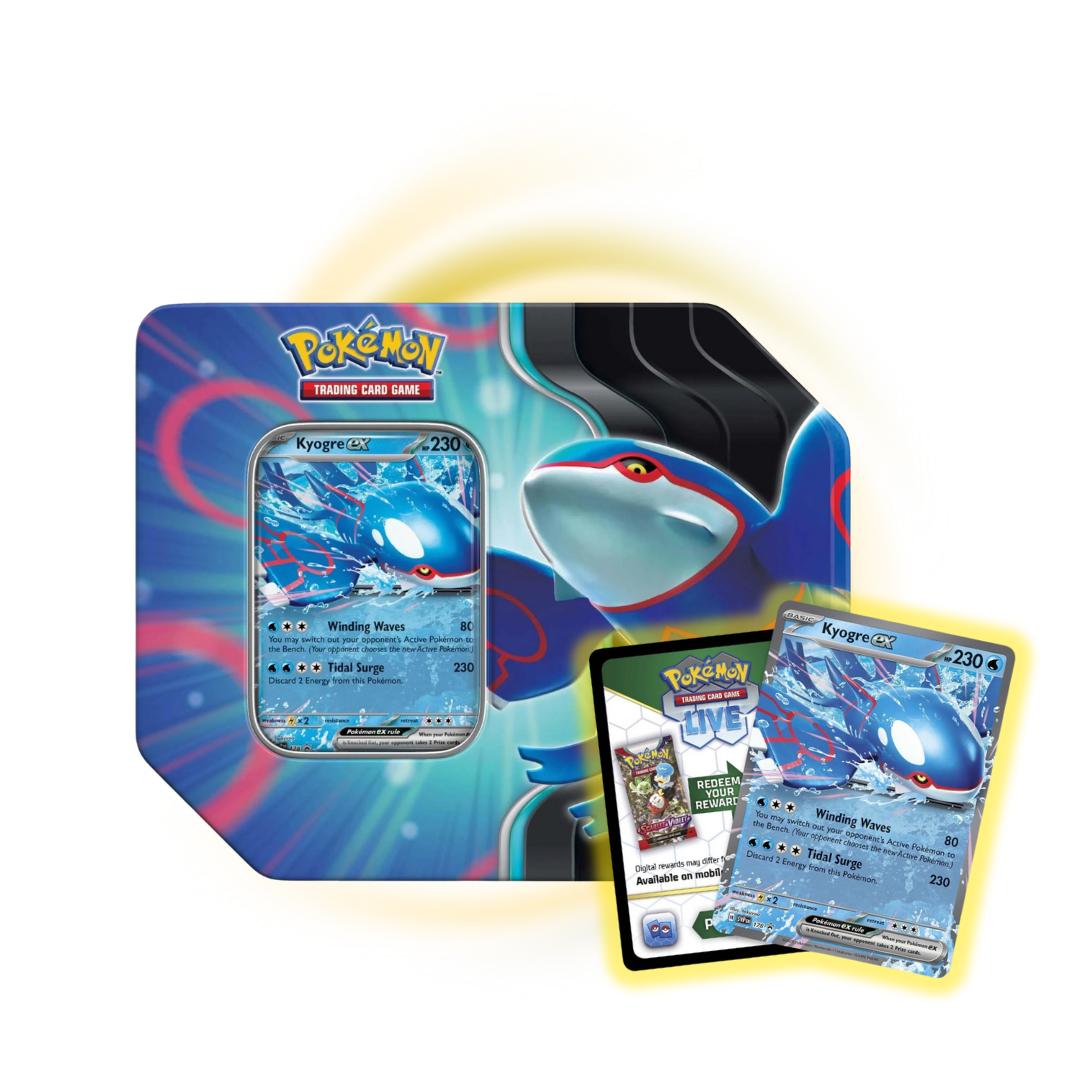Scarlet and Violet Azure Legends Tin - Kyogre