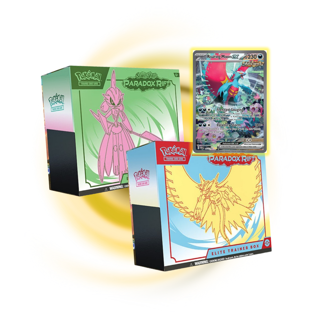Scarlet and Violet Paradox Rift Elite Trainer Boxes