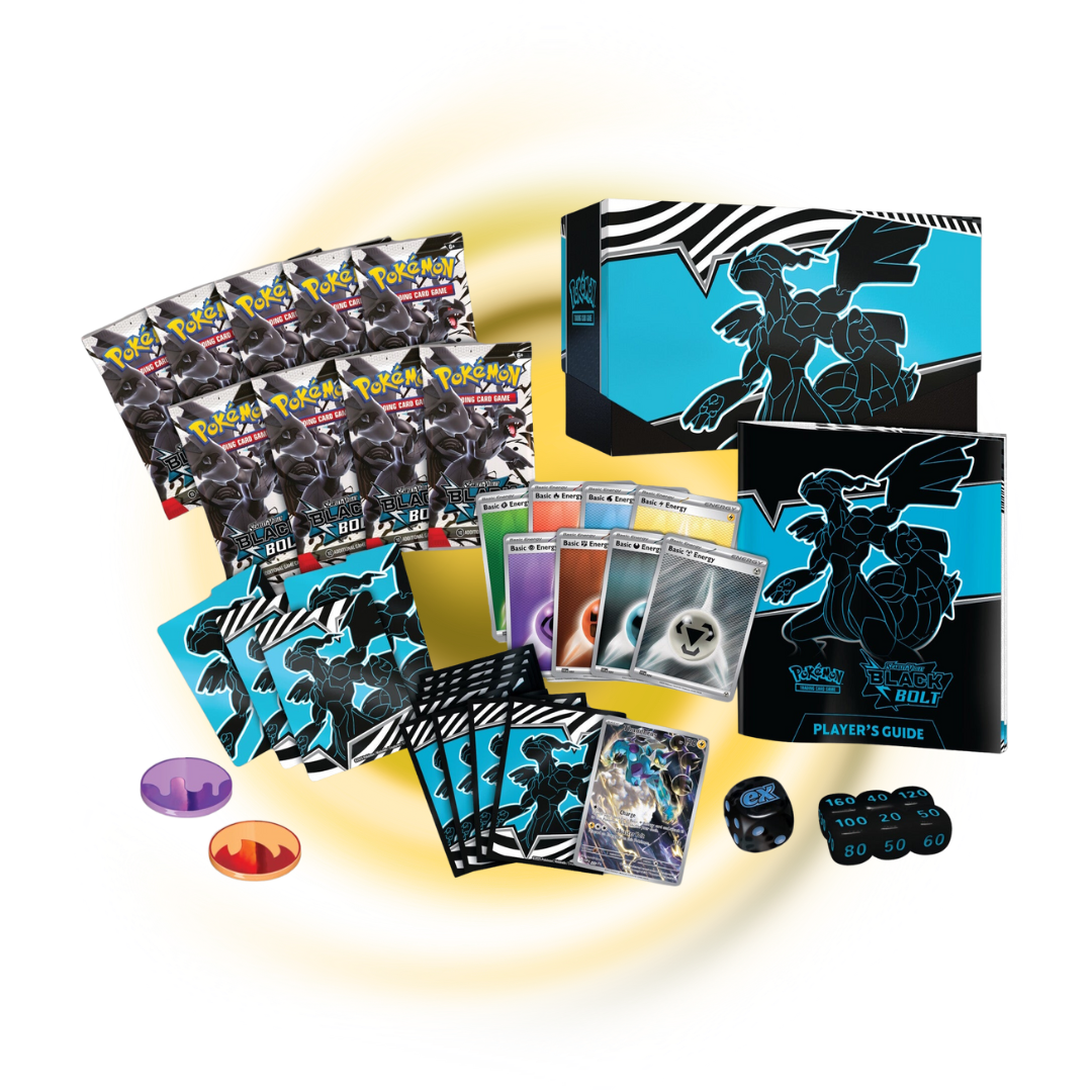 Scarlet & Violet Black Bolt Elite Trainer Box Pokemon TCG