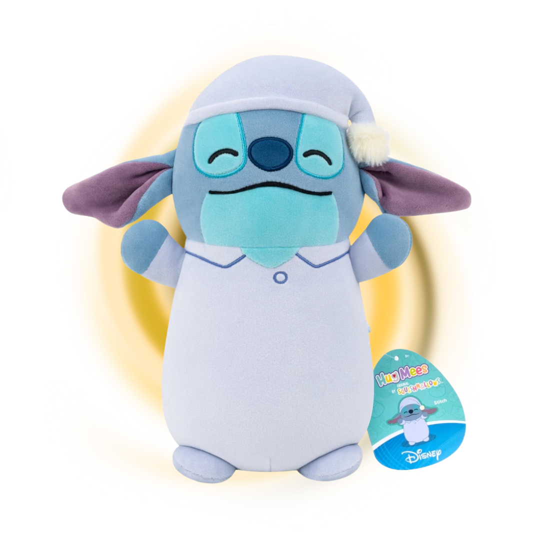Squishmallows HugMees Disney Stitch Bedtime Stitch 10 inch Plush