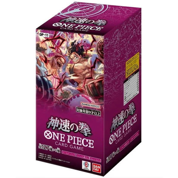 ONE PIECE TCG A Fist of Divine Speed OP-11 Sealed Booster Box Japanese