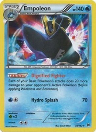 Empoleon 038/162  - Reverse Holofoil XY  BREAKthrough - Holo Rare