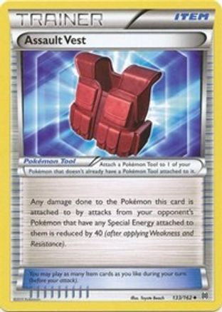 Assault Vest 133/162  - Reverse Holofoil XY  BREAKthrough - Uncommon