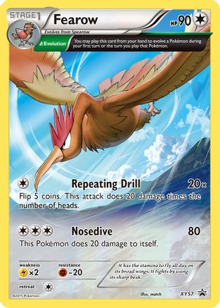 Fearow XY57  - Holofoil XY Promos - Promo