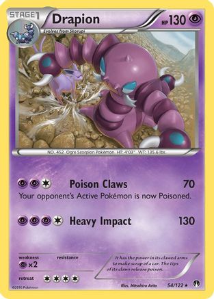 Drapion 054/122  XY  BREAKpoint - Rare