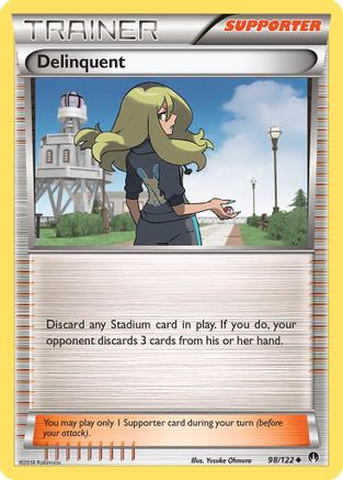 Delinquent 098/122  XY  BREAKpoint - Uncommon